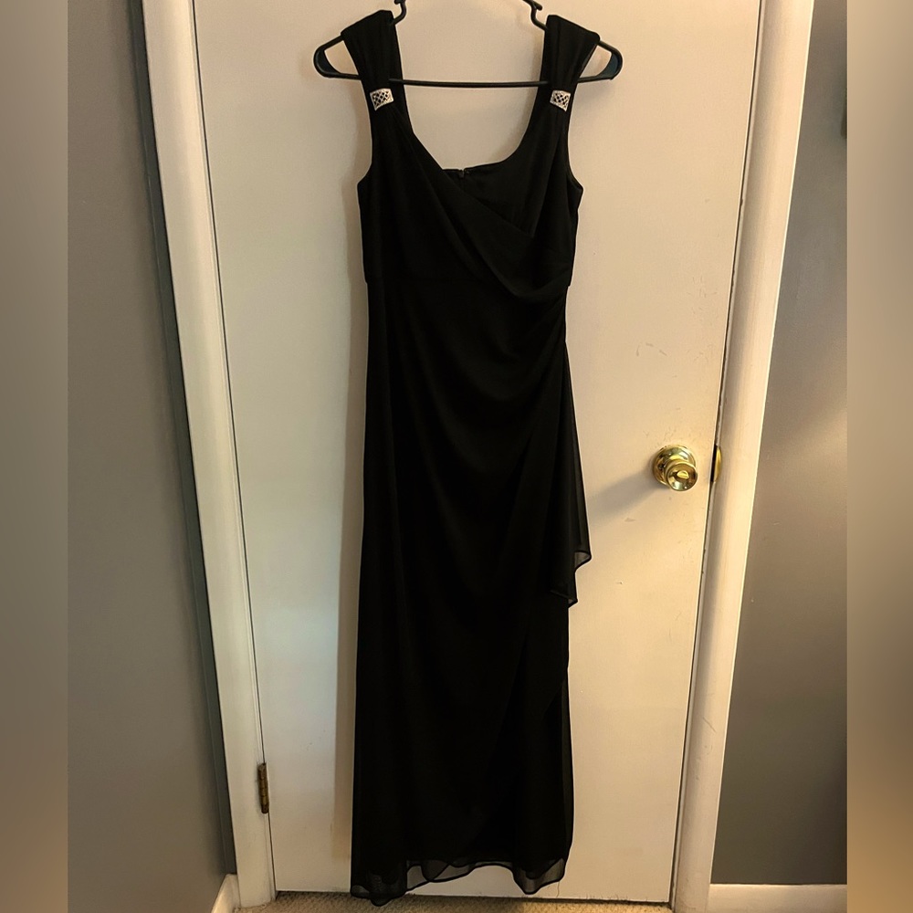 Formal black gown